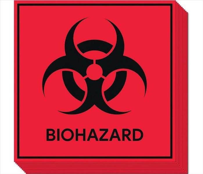 Biohazard Cleanup Sign